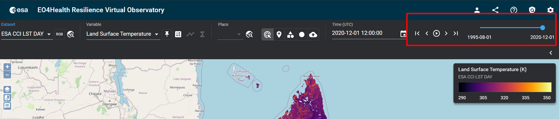 EO4Health Viewer Screenshot